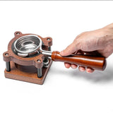 51/53/54/58mm Wood Coffee Tamper Mat Station Stand Portafilter Holder Filter Screen Holder Espresso Tamping Storage Rack Barista