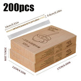 1-5 Boxes Wooden Coffee Stirrers Disposable Individually Wrapped Eco-friendly For Coffee Hot Beverages Each Containing 100pcs