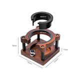 51/53/54/58mm Wood Coffee Tamper Mat Station Stand Portafilter Holder Filter Screen Holder Espresso Tamping Storage Rack Barista