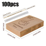 1-5 Boxes Wooden Coffee Stirrers Disposable Individually Wrapped Eco-friendly For Coffee Hot Beverages Each Containing 100pcs