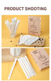 1-5 Boxes Wooden Coffee Stirrers Disposable Individually Wrapped Eco-friendly For Coffee Hot Beverages Each Containing 100pcs