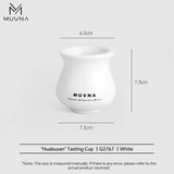 Muvna Ceramic Tasting Cup,120ml huabusan series Tea Cups,Coffee Espresso Cups for Latte, Cappuccino, Espresso Coffee and Tea