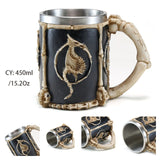 Retro Dragon Resin Stainless Steel Mug