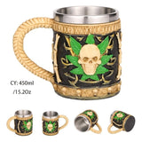 Retro Dragon Resin Stainless Steel Mug