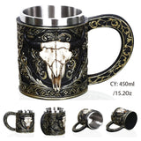 Retro Dragon Resin Stainless Steel Mug
