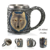 Retro Dragon Resin Stainless Steel Mug