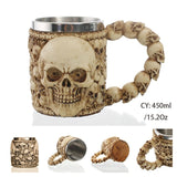 Retro Dragon Resin Stainless Steel Mug