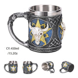 Retro Dragon Resin Stainless Steel Mug