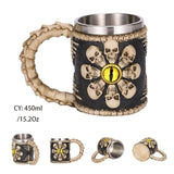 Retro Dragon Resin Stainless Steel Mug