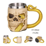 Retro Dragon Resin Stainless Steel Mug