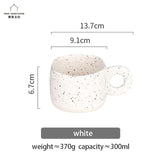 Creative Ring Handle Ceramic Mug