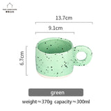 Creative Ring Handle Ceramic Mug