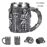 Retro Dragon Resin Stainless Steel Mug