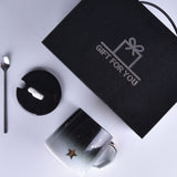 Creative Coffee Cup with Lid Spoon