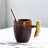 Japanese-style Wood Handle Coffee Mug