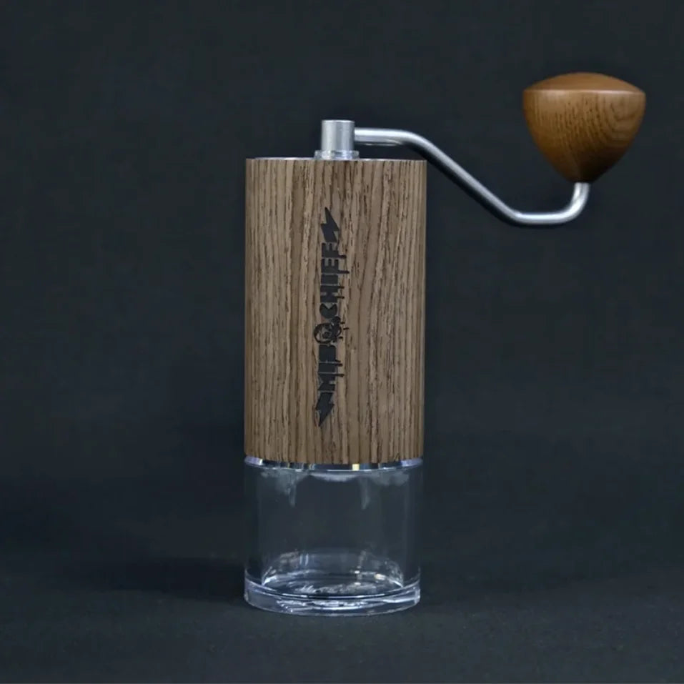 MisChief M40 Manual Coffee Grinder | High Precision Steel Burr, Portable Hand Crank Mill, Multiple Colors