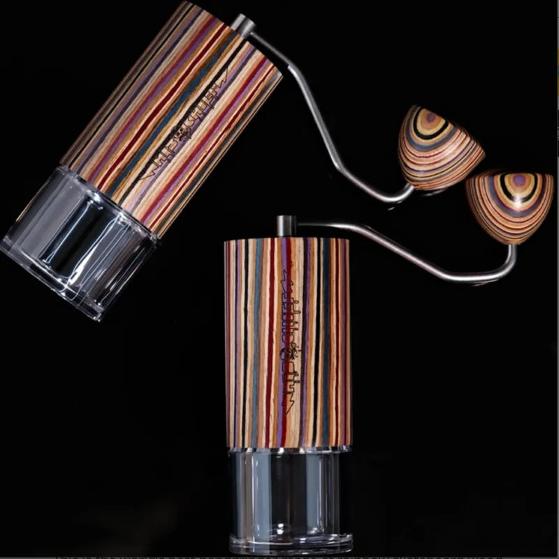 MisChief M40 Manual Coffee Grinder | High Precision Steel Burr, Portable Hand Crank Mill, Multiple Colors
