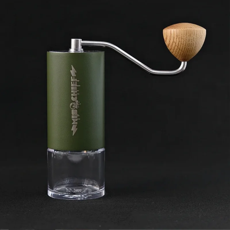 MisChief M40 Manual Coffee Grinder | High-Nitrogen Steel Burrs • 0.6kg • Precision Hand Grinder