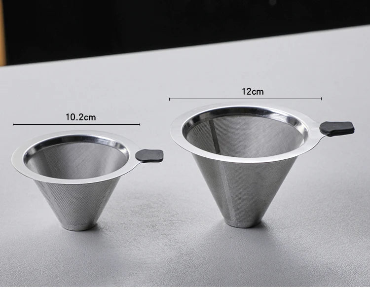 High Borosilicate Glass Coffee Sharing Pot, Pour Over Coffee Maker Set with Drip & Cold Brew Filter, Home Manual Coffee Brewer