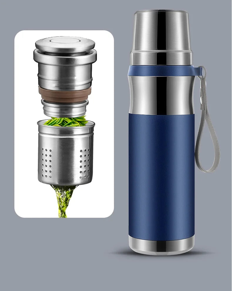 316 Stainless Steel Insulated Thermos Bottle 500mlL/1000ml Outdoor Travel Coffee Mugs Thermal Vaccum Water Bottle Thermal Mug