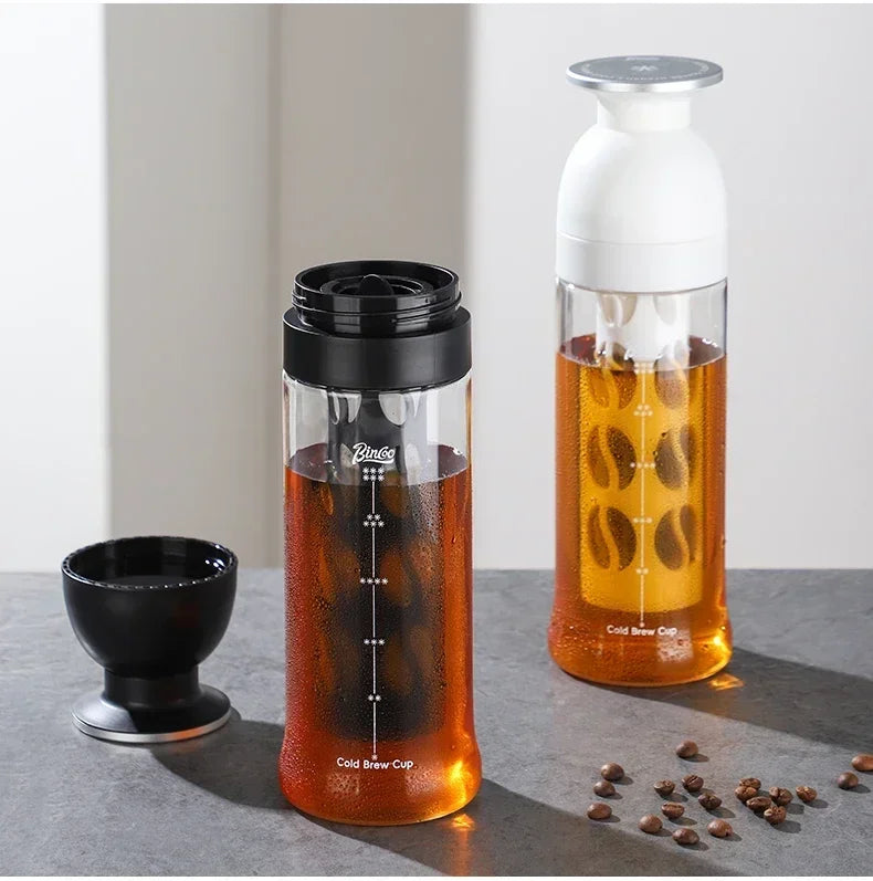 Bincoo Professional Cold Brew Coffee Maker, Safe Tritan Construction, Fine Mesh Filter, Temperature Resistant Portable Brewer