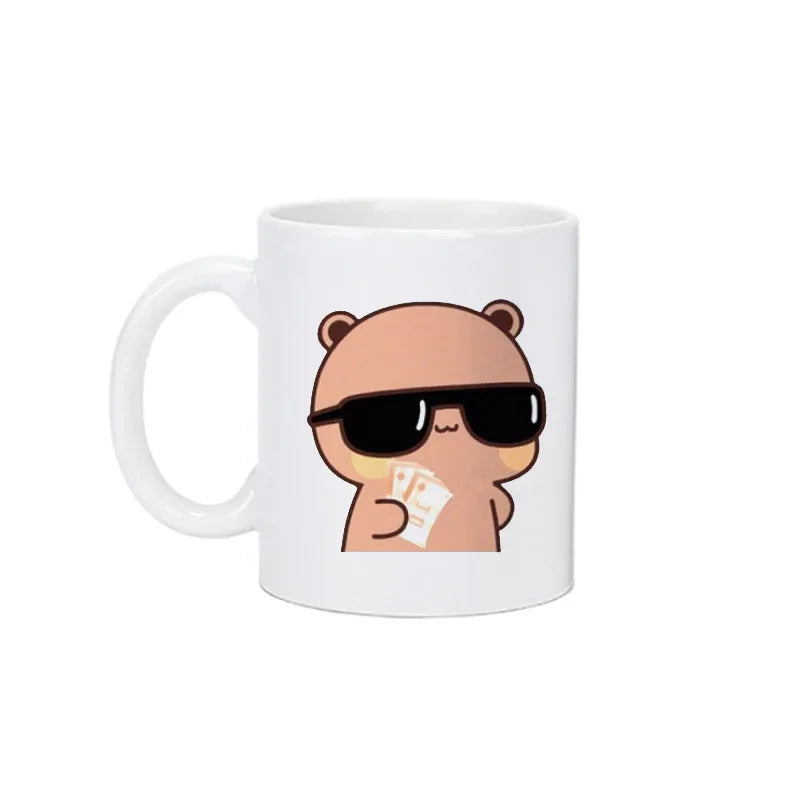 Panda Bear Bubu Dudu Coffee Milk Cup Mocha Cat Panda Bear Couple Creative Present Cute Gift Drinking Tea Cup Mugs