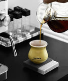 Muvna Ceramic Tasting Cup，120ml huabusan series Tea Cups，Coffee Espresso Cups for Latte, Cappuccino, Espresso Coffee and Tea