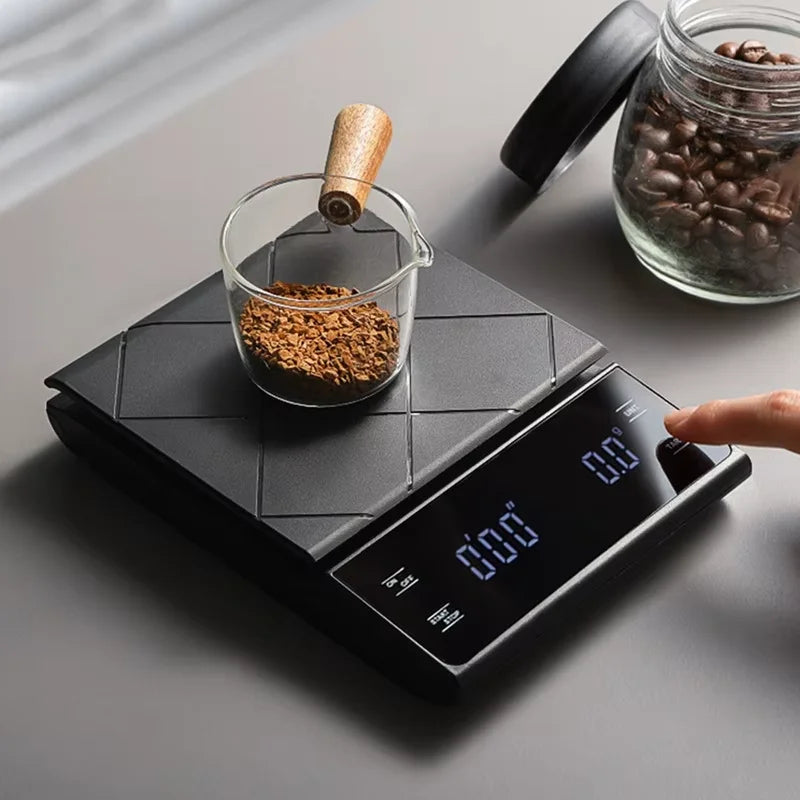 3kg/0.1g Digital Kitchen Weight Grams Electronic Balance High Precision Coffee Scale Portable With Timer Food Espresso Tools