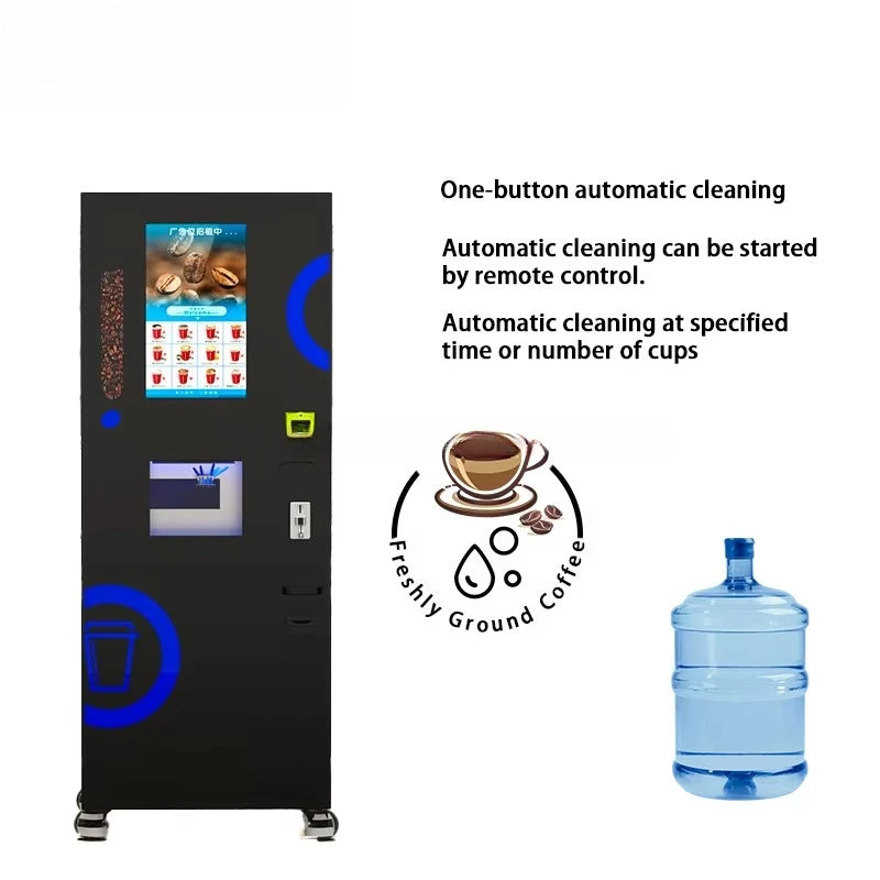 Automatic Fresh Ground Coffee Vending Machine with 24/7 OnDemand Premium Brew
