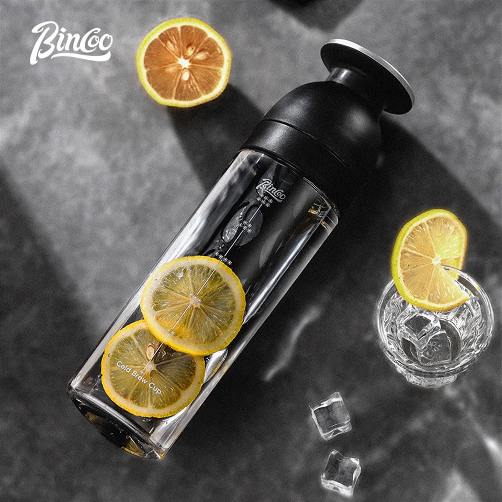 Bincoo Professional Cold Brew Coffee Maker, Safe Tritan Construction, Fine Mesh Filter, Temperature Resistant Portable Brewer