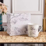 2Set European Ceramics Coffee Cups Milk Mug Plates Espresso Cup Household Afternoon Teacup Suit Holiday Giftate Gift Box