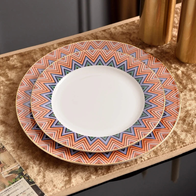 A Set Of Niche Coffee Cups Espresso Mugs Small Tea Cups Mugs Dinner Plates And Snack Stands