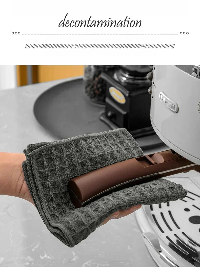Coffee Bar Cleaning Towels Super Absorbent Microfiber Cleaning Cloth Towel Home Barista Clean Tool Coffee Machine Cleaner