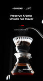 MHW-3BOMBER Aroma Coffee Server Enhanced Aroma Glass Carafe Pour Over Drip Coffee Pot Barista Home Brewing Accessories