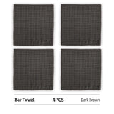 OANKR Barista Microfiber Cloths, 1/4 Pack 12"x12" Professional Cleaning Towels for Espresso Machines, Coffee Bar Accessories