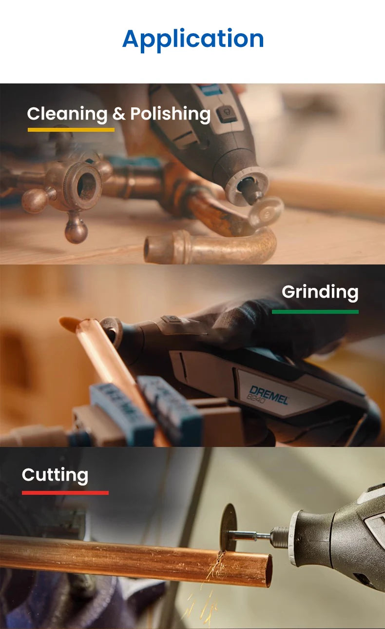 Dremel Cordless Electric Grinder 8240 N-5 12V Lithium-Ion Battery Variable Speed Rotary Tool for Polishing Grinding Cutting Sand