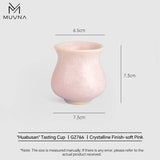 Muvna Ceramic Tasting Cup，120ml huabusan series Tea Cups，Coffee Espresso Cups for Latte, Cappuccino, Espresso Coffee and Tea