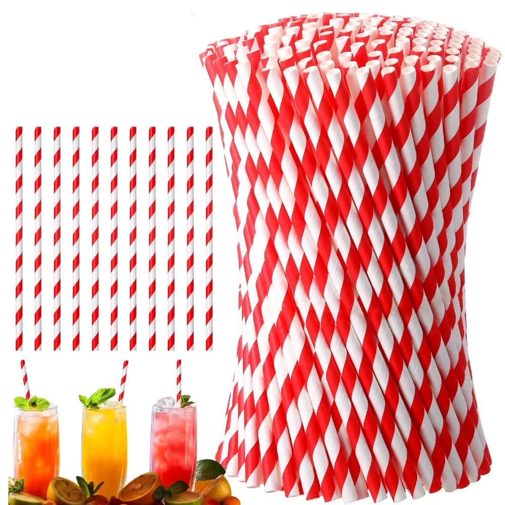 45pcs 8oz  Double-Walled Insulated Corrugated Cardboard Coffee Cups Thickened Disposable Striped Portable Paper Cups With Lids
