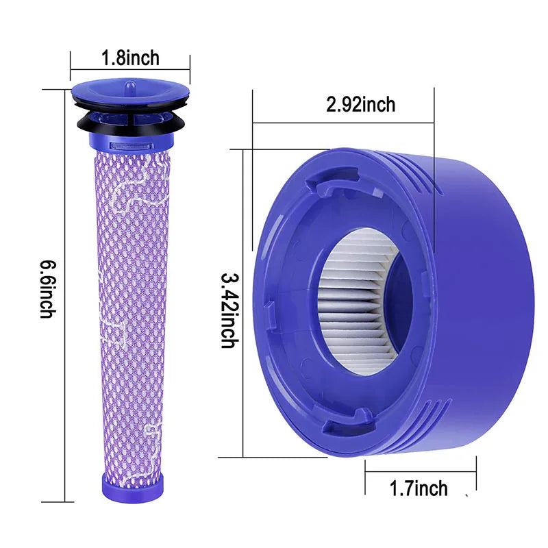 HEPA filter For Dyson V8 V7 Accessories Robot Vacuum Cleaner Washable Filter Replacement Spare Parts
