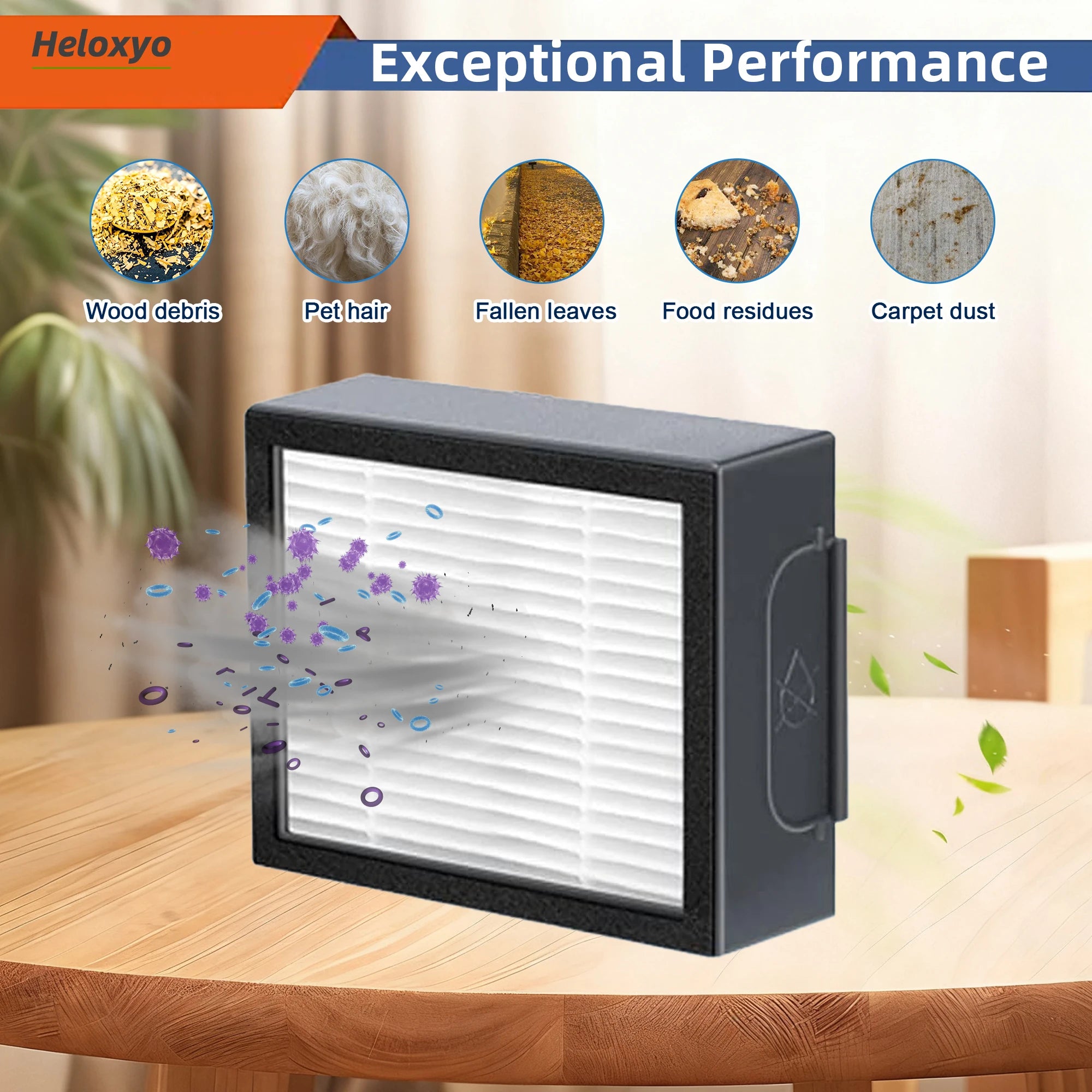 HEPA Filter Compatible for iRobot Roomba Combo i,e,j Series:E5 E6 i1 i3 i4 i5 i6 i7 i8 J5 J6 J8 J9 And All Plus Versions