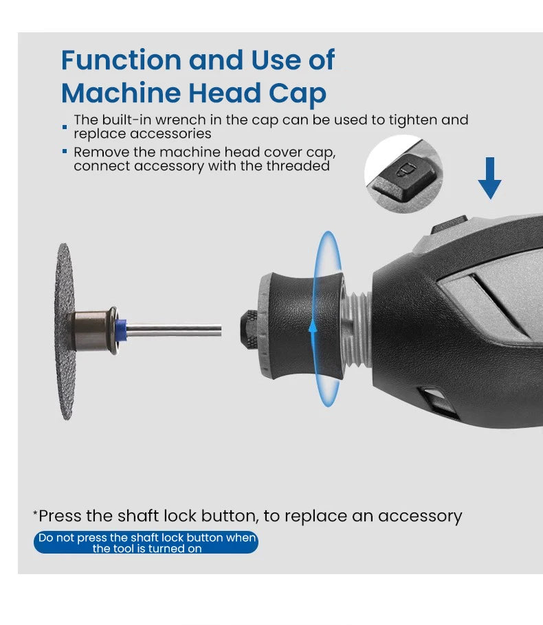 Dremel Cordless Electric Grinder 8240 N-5 12V Lithium-Ion Battery Variable Speed Rotary Tool for Polishing Grinding Cutting Sand