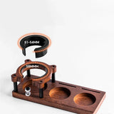 51/53/54/58mm Wood Coffee Tamper Mat Station Stand Portafilter Holder Filter Screen Holder Espresso Tamping Storage Rack Barista