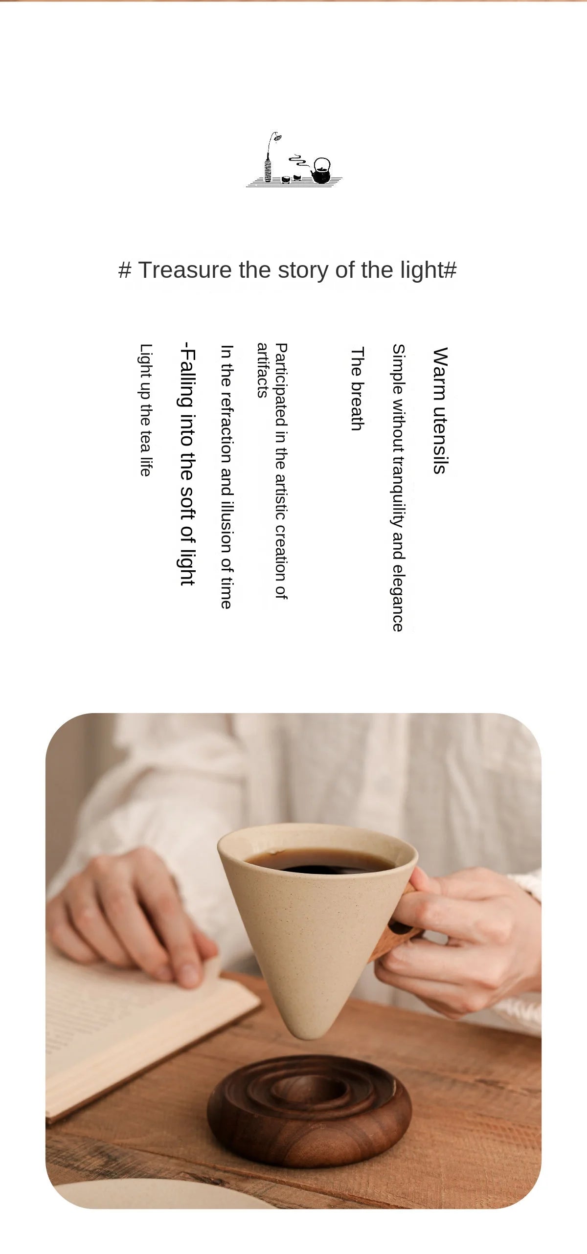 Triangular Cone Shape Vintage Pottery Tea Coffee Cup Pull Japanese Ceramic Mug Stoneware Rough Latte Espresso Cup 180ml