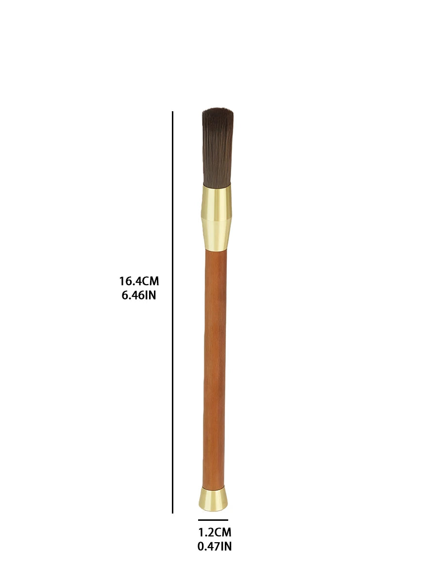 Coffee Grinder Cleaning Brush Wooden Handle Bean Powder Dusting Espresso Brush Barista Tool Coffee Machine cleaning Brush