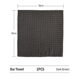 OANKR Barista Microfiber Cloths, 1/4 Pack 12"x12" Professional Cleaning Towels for Espresso Machines, Coffee Bar Accessories