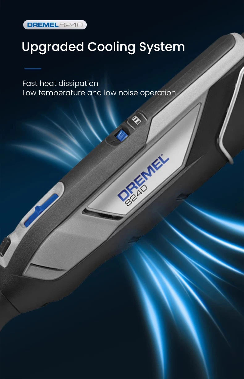 Dremel Cordless Electric Grinder 8240 N-5 12V Lithium-Ion Battery Variable Speed Rotary Tool for Polishing Grinding Cutting Sand