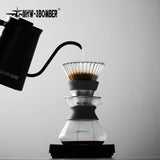 MHW-3BOMBER Aroma Coffee Server Enhanced Aroma Glass Carafe Pour Over Drip Coffee Pot Barista Home Brewing Accessories