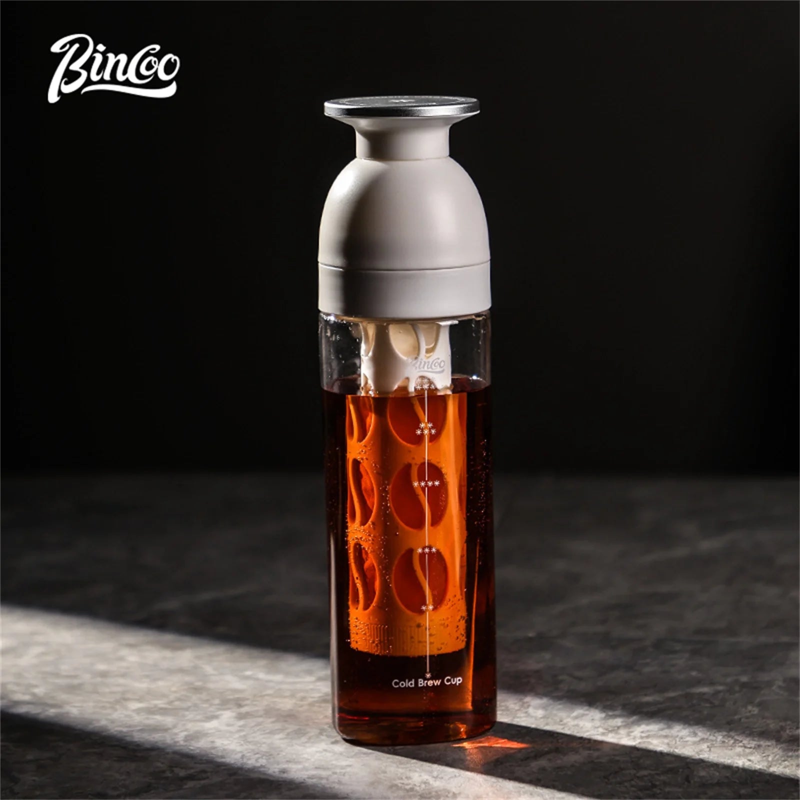 Bincoo Professional Cold Brew Coffee Maker, Safe Tritan Construction, Fine Mesh Filter, Temperature Resistant Portable Brewer