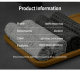 OANKR Barista Microfiber Cloths, 1/4 Pack 12"x12" Professional Cleaning Towels for Espresso Machines, Coffee Bar Accessories