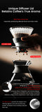 MHW-3BOMBER Aroma Coffee Server Enhanced Aroma Glass Carafe Pour Over Drip Coffee Pot Barista Home Brewing Accessories